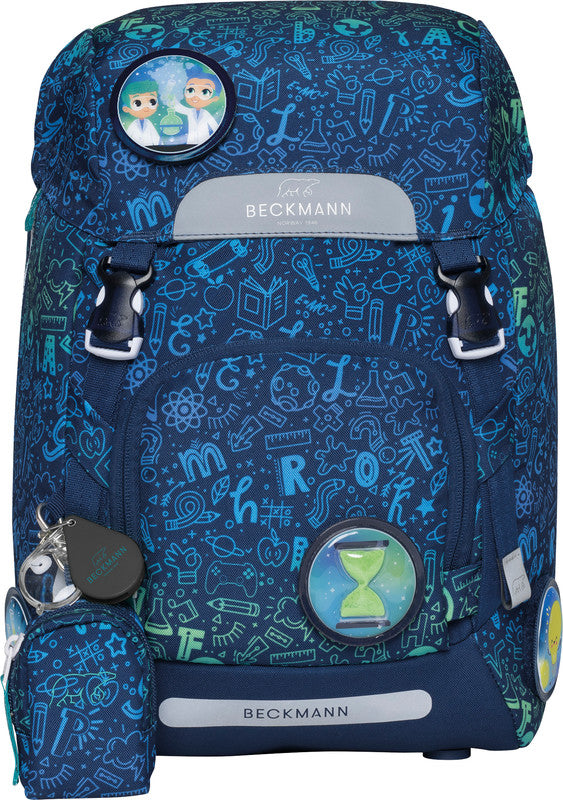 Beckmann Schulrucksack Classic – Science – 22 l – 24,0×37,0×25,0 cm