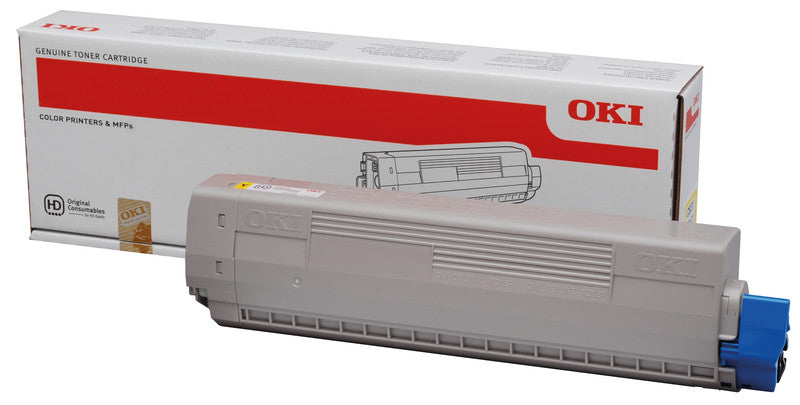 OKI Toner – gelb, 10000 Seiten