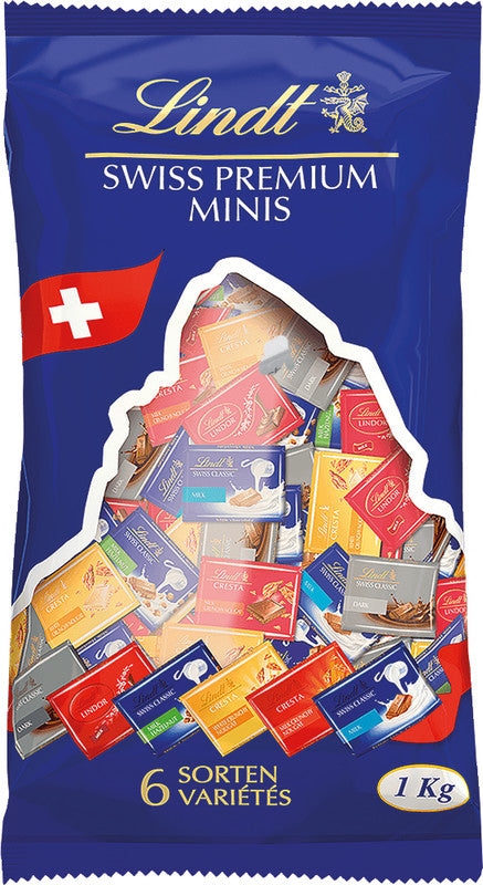 Lindt Napolitains – sortiert, 150 Stück (1 kg)