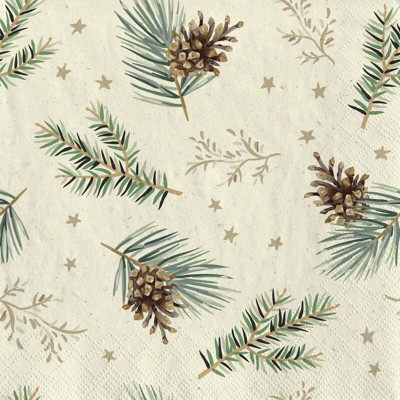Fasana Servietten Christmas Tradition – 33 × 33 cm – 2-lagig, Tissue – 20 Stk., FSC
