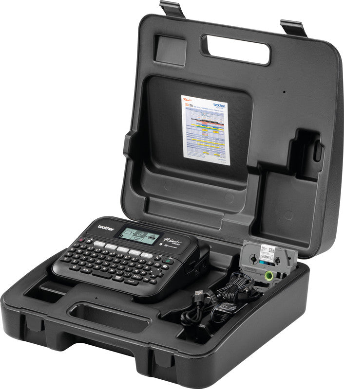 Brother D460BTVP – Beschriftungsgerät für TZe-Bänder 3,5–18 mm, USB, Auto-Cutter