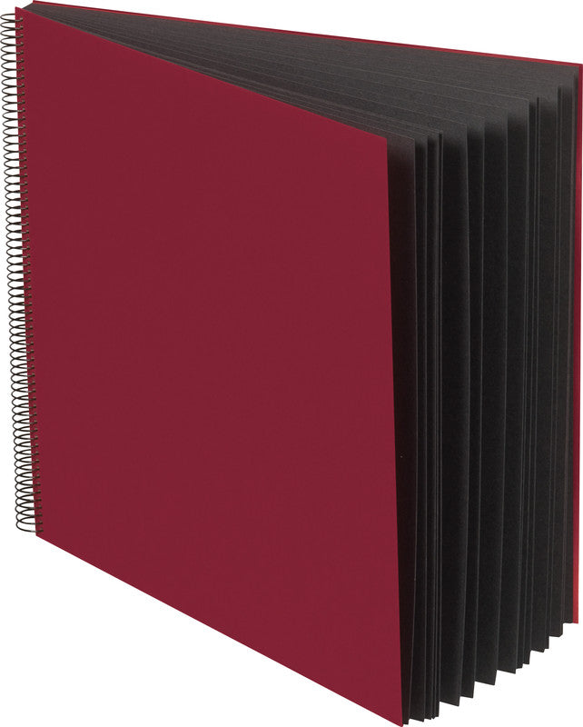 Semikolon Fotoalbum – für 345 × 332 mm, bordeaux, Textil