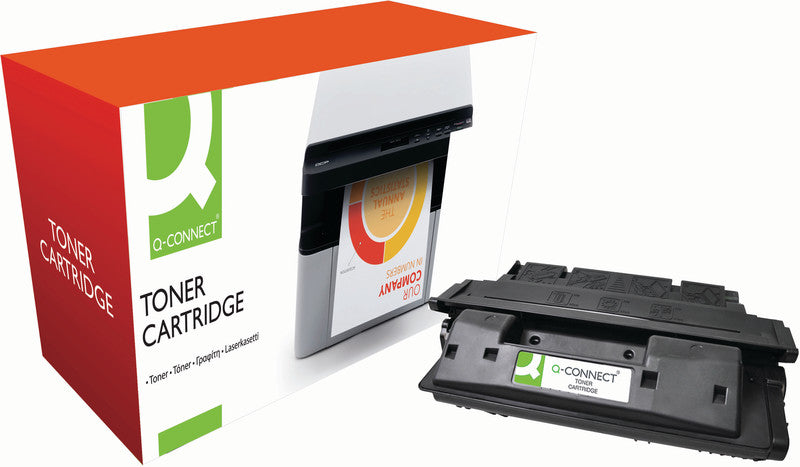 Q-Connect – Toner C4127X/EP-52 – schwarz, 10000 Seiten – für Mono-Laserdrucker und Multifunktionsgeräte