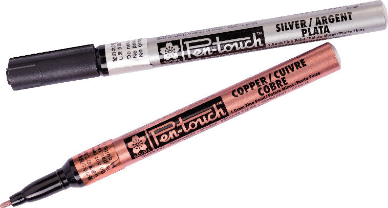 Sakura Permanentmarker – silber, gold, kupfer, weiss, 4er Set
