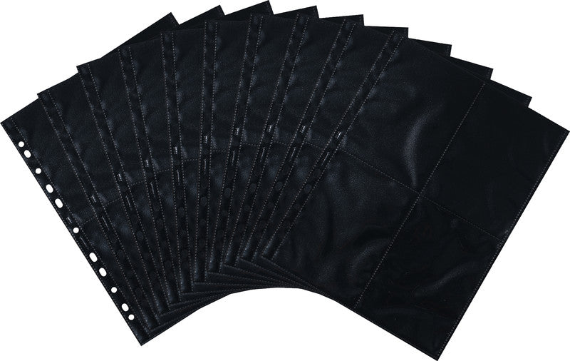 HERMA Sichtmappe für Fotos 10×15 cm – Schwarz, Kunststoff, Glänzend, 10er-Pack
