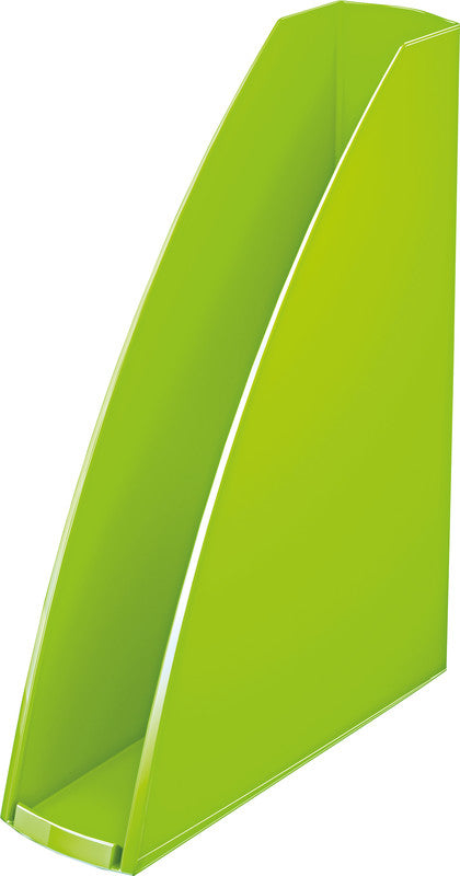 Leitz WOW Stehsammler – für A4, grün, Polystyrol (PS), B 75 × H 312 × T 258 mm