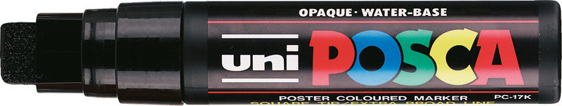 Uni-Ball Non-Permanent-Marker – Keilspitze 15 mm – Schwarz