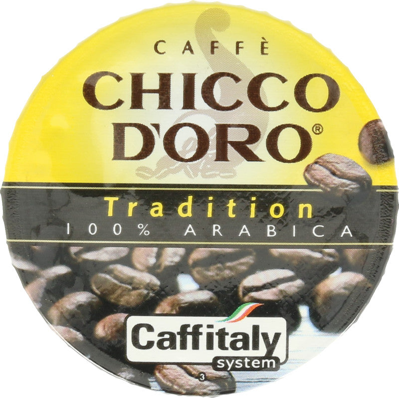Chicco d'Oro Kaffeekapseln Tradition 100% Arabica – für Caffitaly – Intensität 4/7 – 40 Kapseln