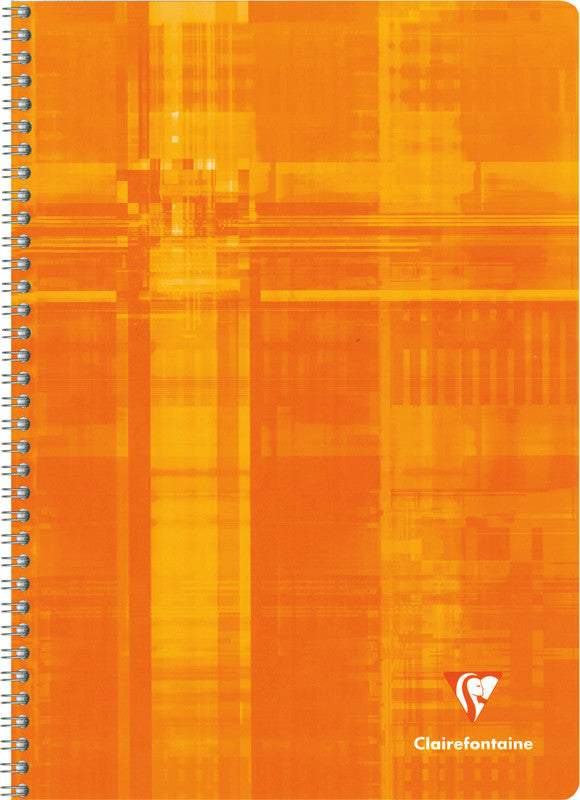 Clairefontaine Spiralheft A4, liniert, 50 Blatt, 50 g/m² – sortiert
