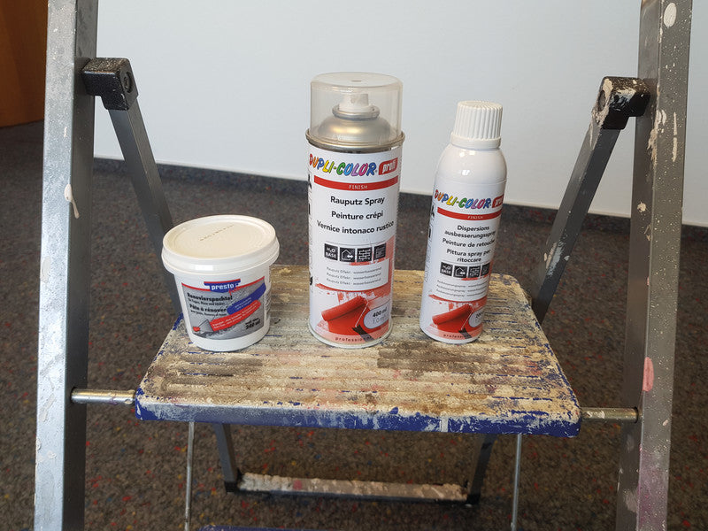 Dupli-color profi Farbspray – weiss, matt, 200 ml, für Innen- & Aussenbereich