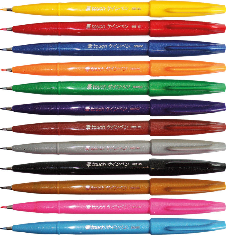 Pentel Filzstifte Sign Pen Brush, 1 Stk.