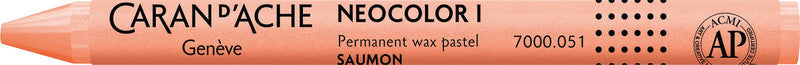 Caran d-Ache Caran d'Ache Neocolor I Ölbasierter Farbstift – Lachsrot, Mine Ø 8,6 mm