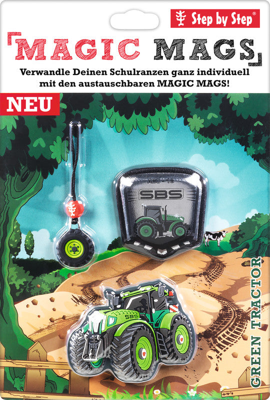 Step by Step Magic Mags Zubehörset – 3-teilig – Green Tractor Fred – für Cloud, Space, 2in1 Plus und andere