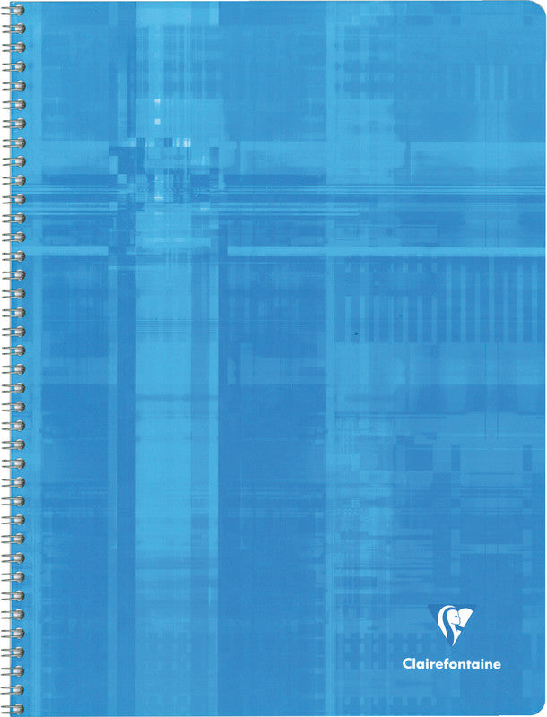 Clairefontaine Spiralblock A4+, liniert, Spiralbindung, Karton, 50 Blatt, 50 g/m² – farbig sortiert