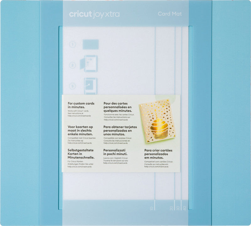 Cricut Schneidematte – für Joy Xtra, 120×168 mm, normal klebend, Blau