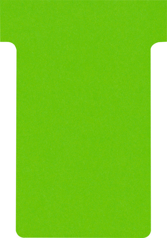 Nobo T-Karten für Planungstafeln, 15 × 60 mm, Grün, 100 Stk.