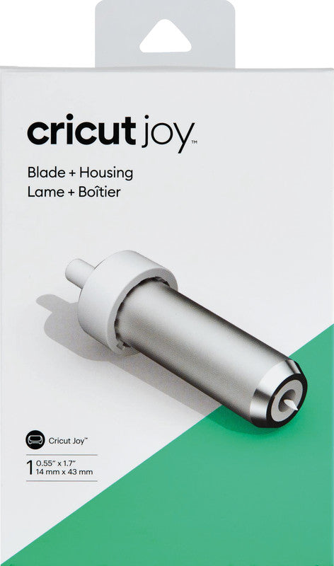 Cricut Ersatzklinge 14 × 43 mm, Kunststoff/Metall, Silber – für Joy
