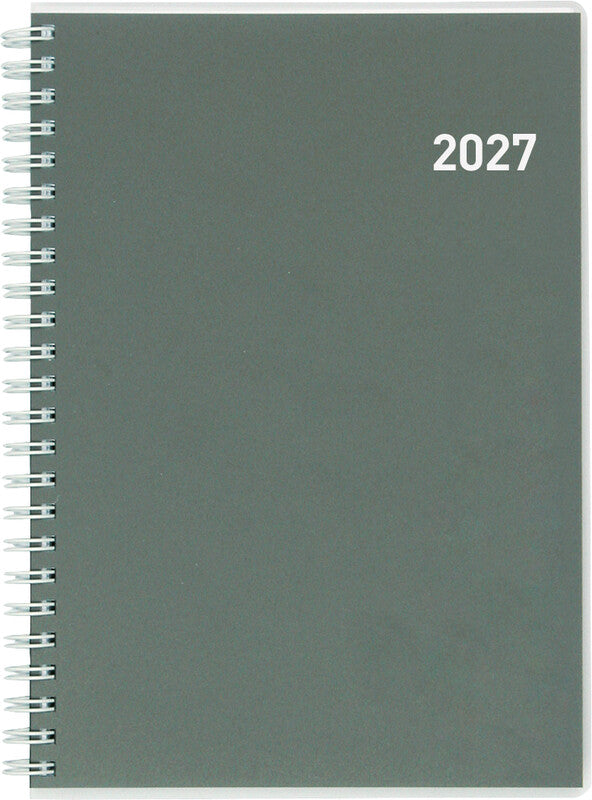 Biella Dispo Term Agenda – 1 Woche/2 Seiten, Spiralbindung, 14,5 × 20,5 cm, 2026, mehrsprachig, FSC