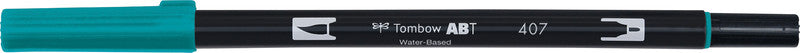 Tombow Brush Pen ABT Dual Brush Pen – Pinselspitze – tiki teal – wasservermalbar