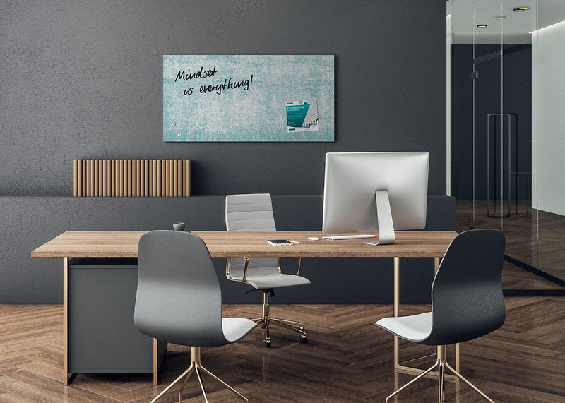 Sigel Whiteboard – 91 × 46 cm, Glas, magnetisch, Wandmontage