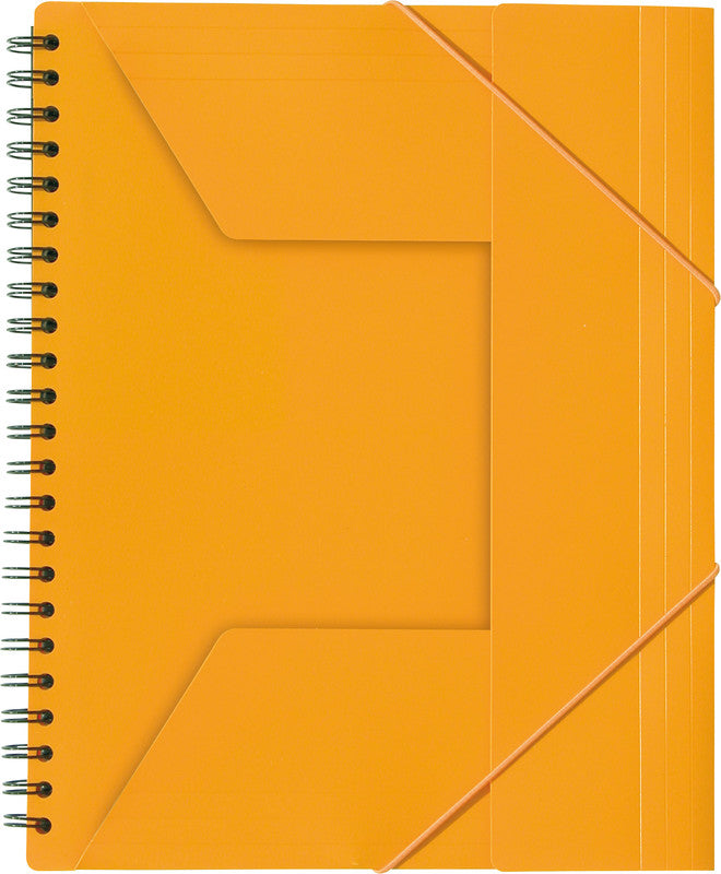 Oxford Collegeblock Softcover, 80 Blatt, 4-fach gelocht, mikroperforiert, 80 g/m² – Orange, für SCRIBZEE App