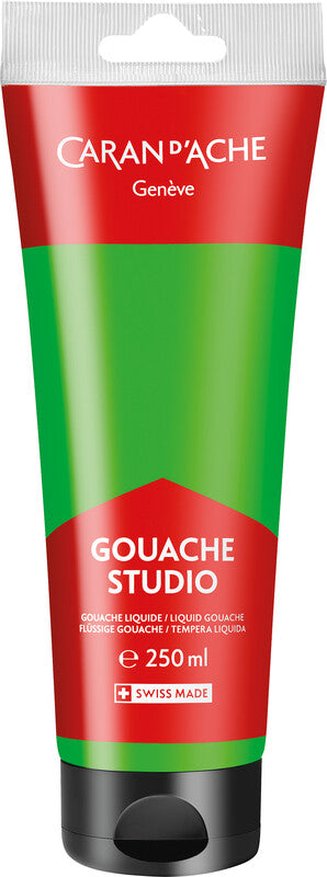 Caran d-Ache Caran d'Ache – Studio – Gouache – Fluoreszierendes Gelbgrün, 250 ml