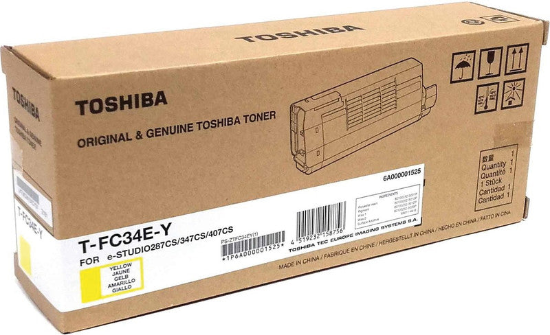 Toshiba Toner T-FC34E-Y – gelb, 11500 Seiten