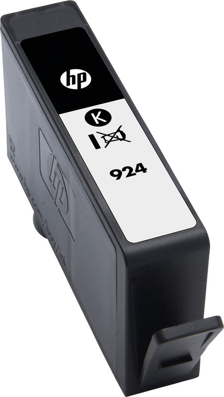 HP Tintenpatrone 924, schwarz, 400 Seiten – für Tintenstrahldrucker und Multifunktionsgeräte