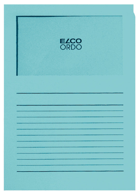 Elco Ordo Classico Sichtmappe A4 – Blau, Papier, 10er-Pack