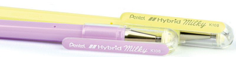 Pentel Gelschreiber – Gelb, 0,4 mm, für dunkles Papier, Kappe