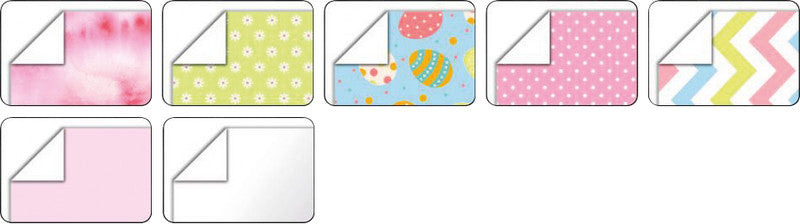 Folia Faltblätter-Set, Blumen – 150 × 150 mm – 80 g/m² – sortiert – 170 Blatt