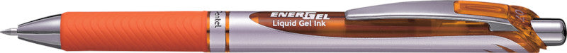 Pentel EnerGel X Gelschreiber – orange, 0,7 mm, schnelltrocknend, Druck, nachfüllbar