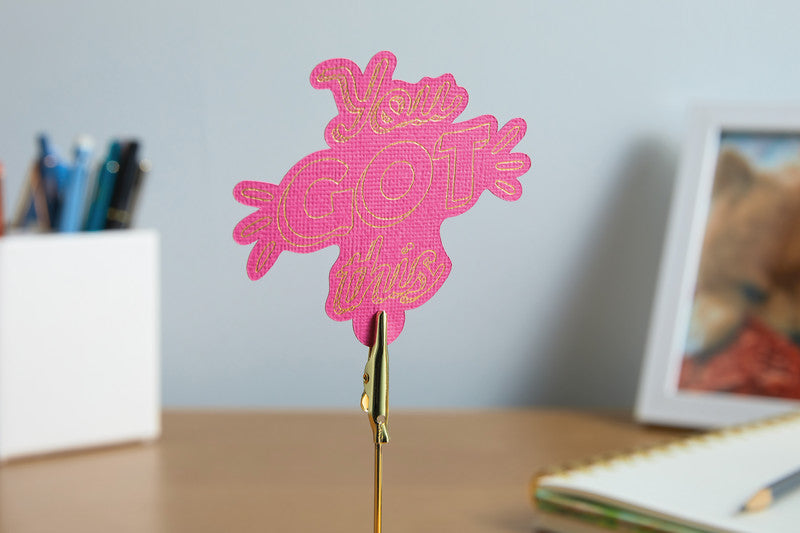 Cricut Transferfolie – für Cricut Joy – 101 × 152 mm – gold – 24 Blatt