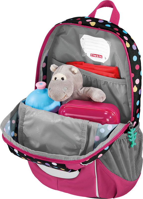 Step by Step Kindergartenrucksack MAXI – 2-teilig – Pony Lotta – 24 × 34 × 15 cm – Recycelte Materialien