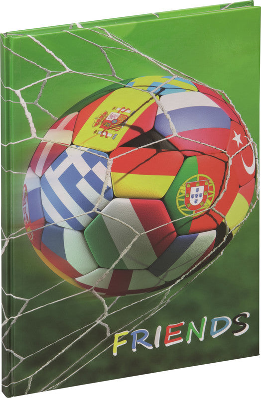 Pagna Fairplay Freundebuch – 150 × 220 mm – 60 Seiten – Deutsch, gebunden, laminierter Papiereinband