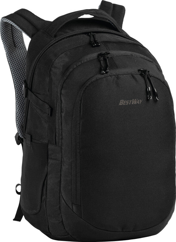 Bestway Notebook-Rucksack Evolution Solid – 22 l, gepolstertes Notebookfach – Schwarz, 310 × 480 × 190 mm