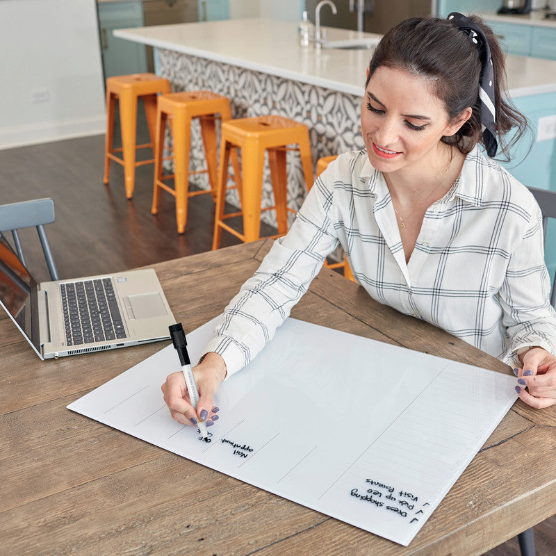 Nobo Whiteboard – 43 × 56 cm, Glas, magnetisch