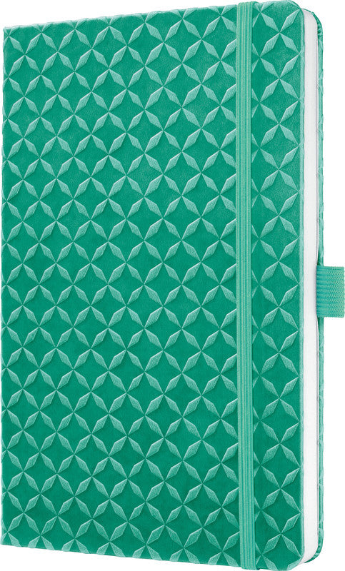 Sigel Notizbuch A5, liniert, Fadenheftung, Karton, 174 Seiten, perforiert, 80 g/m² – mintgrün