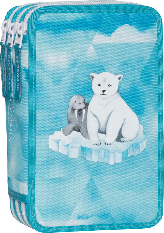 Beckmann Classic 1st Etui Triple, gefüllt – Arctic – Kunststoff – 13,0 × 20,5 × 7,0 cm
