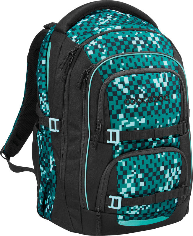 Coocazoo Rucksack Porter – Pixel Blox – aus 100% recycelten PET-Flaschen