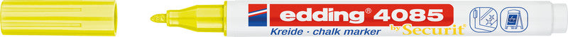 Edding Kreidemarker 4085 – Rund, 1–2 mm – Neongelb
