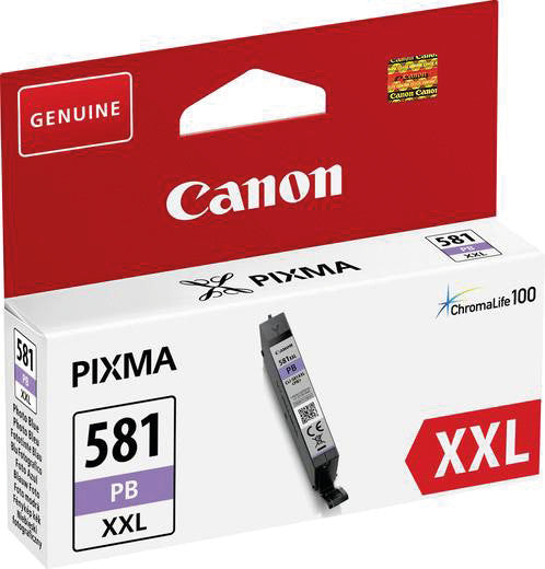 Canon Tintenpatrone CLI-581, photo blue, 4'980 Seiten – für Tintenstrahldrucker und Multifunktionsgeräte