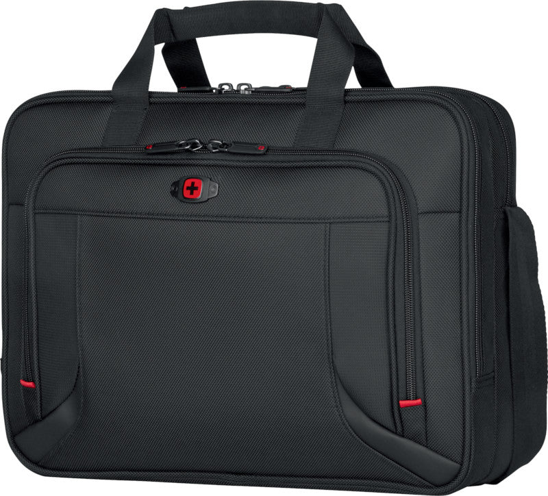 Wenger/SwissGear Wenger Prospectus Notebook-Tasche – 15 l, wasserabweisend, Aufsteckfunktion, Polyester, schwarz