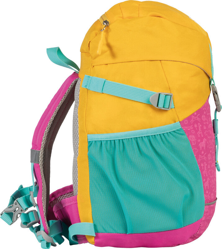 Glühwürmchen Kindergartenrucksack Mika – 12 l, mit Namensschild, Polyester – Zebra, 260 × 370 × 190 mm