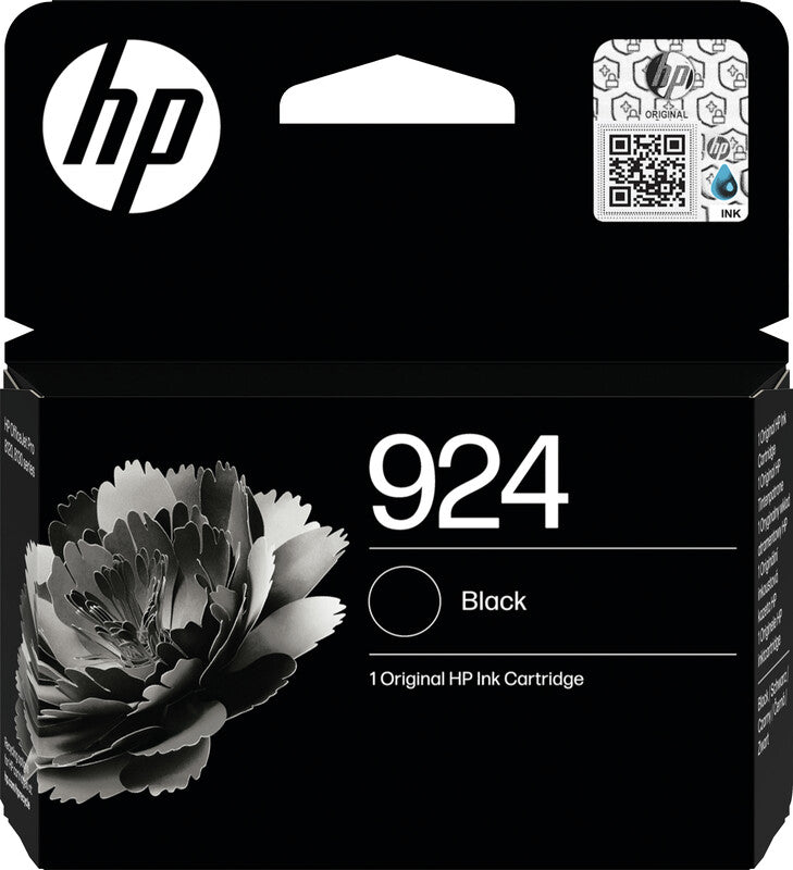 HP Tintenpatrone 924, schwarz, 400 Seiten – für Tintenstrahldrucker und Multifunktionsgeräte