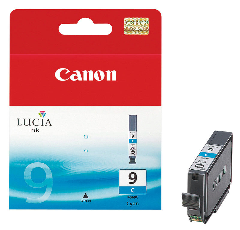 Canon Tintenpatrone PGI-9, cyan, 870 Seiten – für Inkjetdrucker/Multifunktionsgeräte