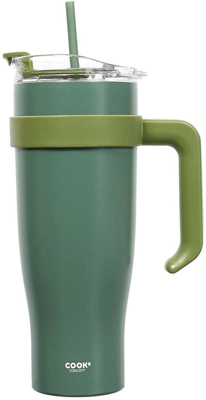 Noname Thermobecher XXL – 1,2 l – Edelstahl, isoliert, Schraubverschluss, auslaufsicher – Miami