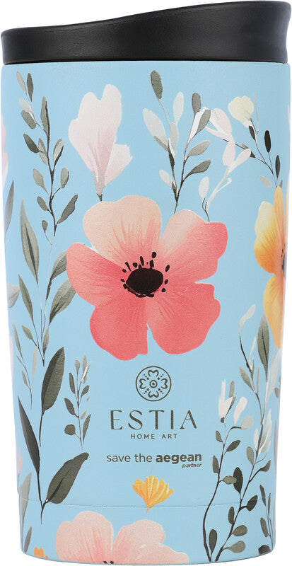 Estia Thermobecher – 3,5 dl – Edelstahl, isoliert, Schraubverschluss – Sky Garden