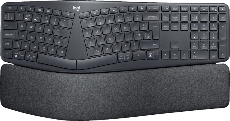 Logitech Ergo K860 – Tastatur, kabellos (Bluetooth/2,4 GHz) – für Windows, macOS
