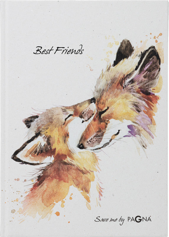 Pagna Save me Best Friends Freundebuch – 150 × 220 mm – 60 Seiten – Deutsch, Gebunden, Fuchs